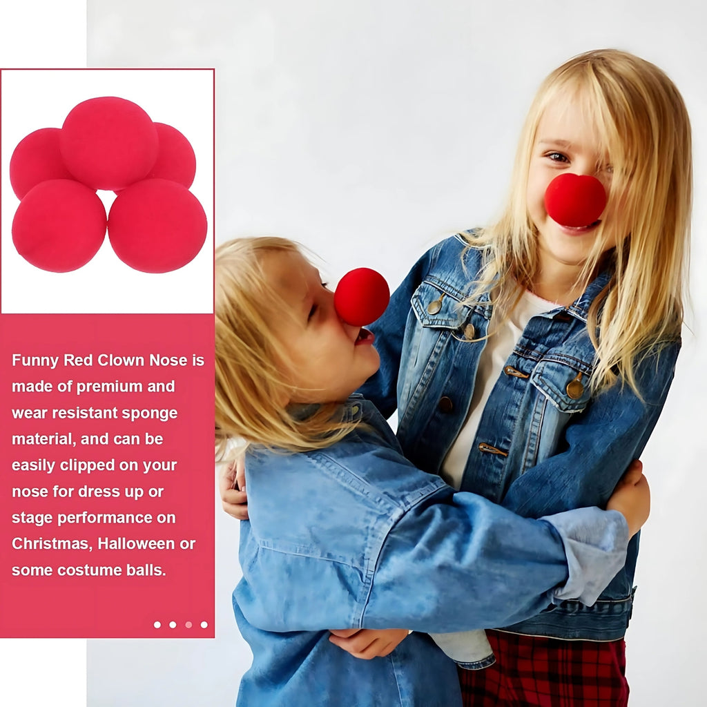 Red Nose Day Pack Red Hair Spray Red Sponge Nose | Merthyr Tydfil | Why Not Shop Online