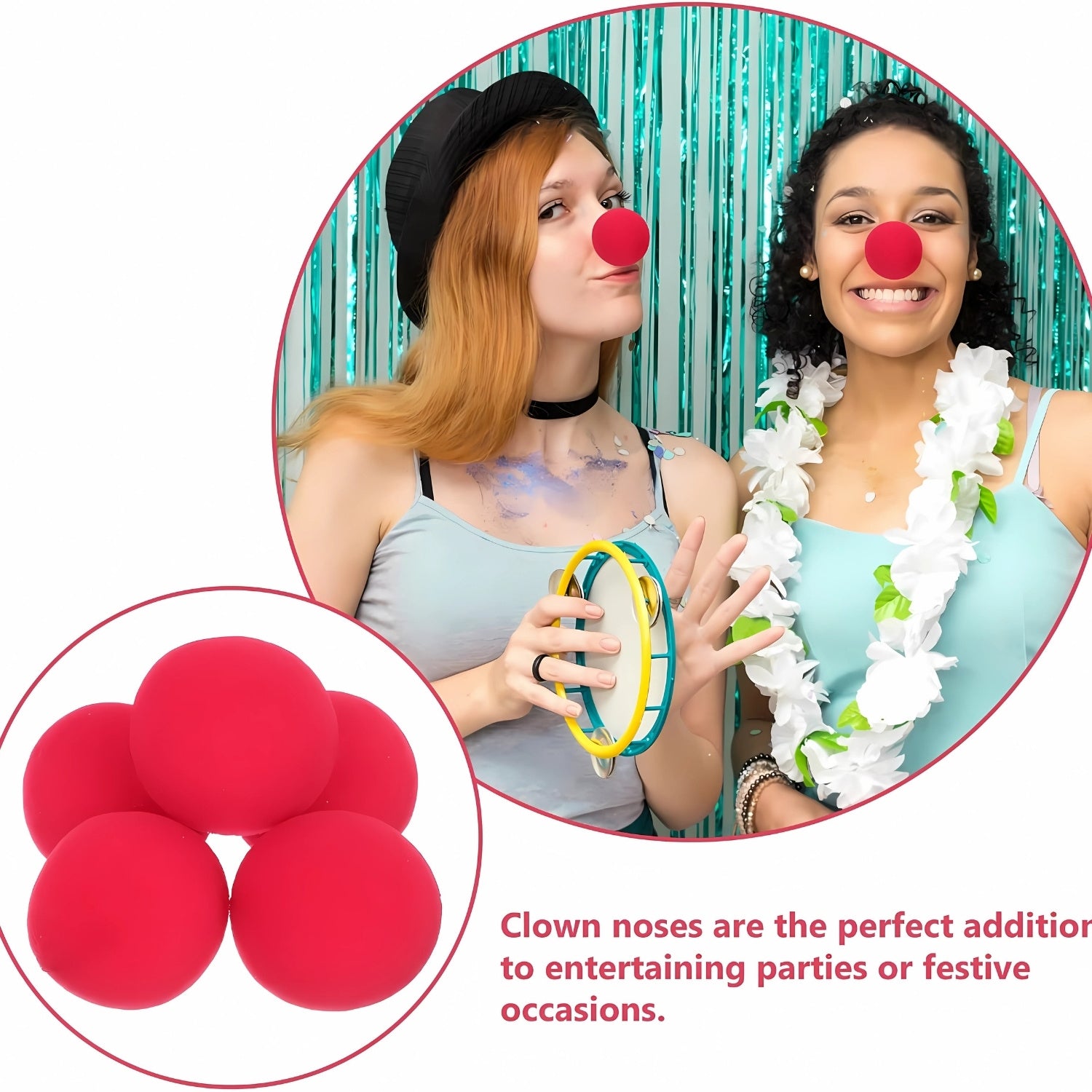 Red Nose Day Pack Red Hair Spray Red Sponge Nose | Merthyr Tydfil | Why Not Shop Online