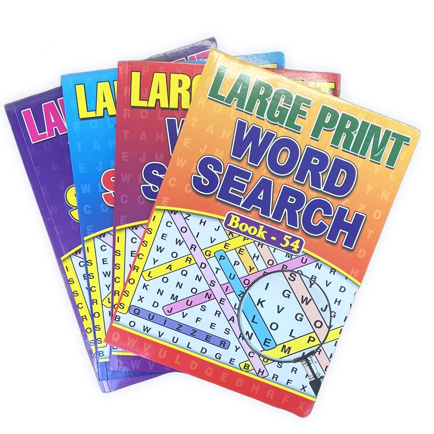 Large Print Word Search Books 72 Puzzles - Books 53-56 | Merthyr Tydfil | Why Not Shop Online