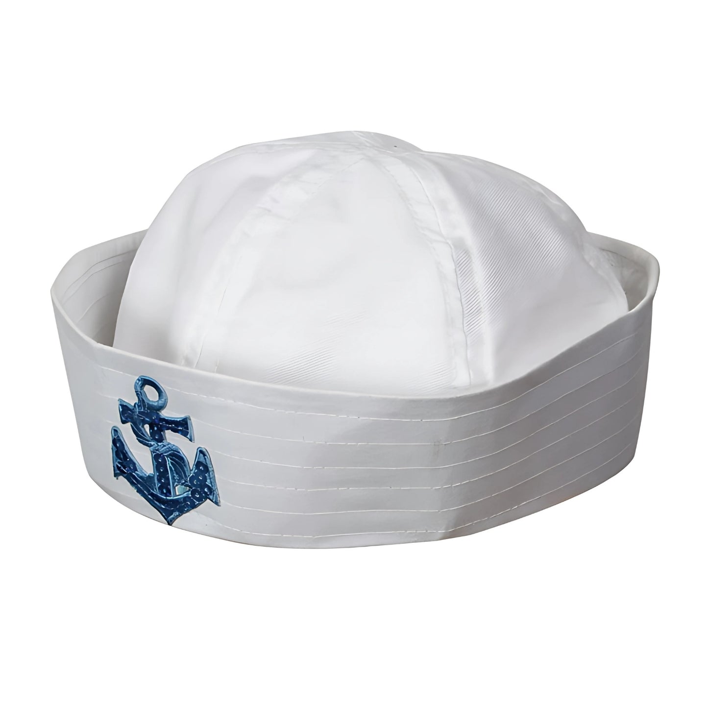 Sailor Doughboy Hat With Blue Sequin Anchor | Merthyr Tydfil | Why Not Shop Online