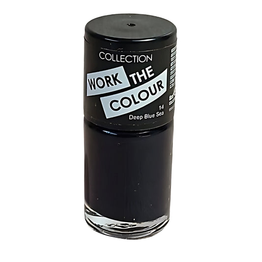 Collection Work The Colour Navy Blue Nail Polish Deep Blue Sea Number 14 | Merthyr Tydfil | Why Not Shop Online