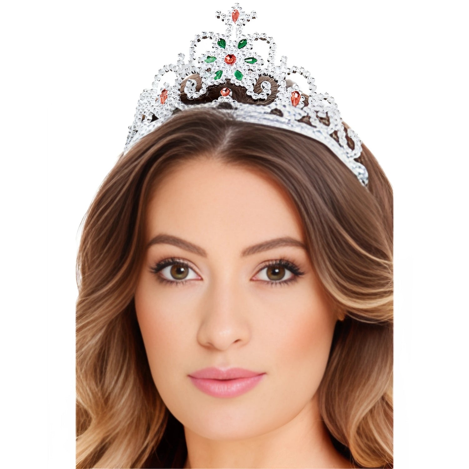 Smiffys Flower Jewelled Silver Fancy Dress Plastic Tiaras | Merthyr Tydfil | Why Not Shop Online
