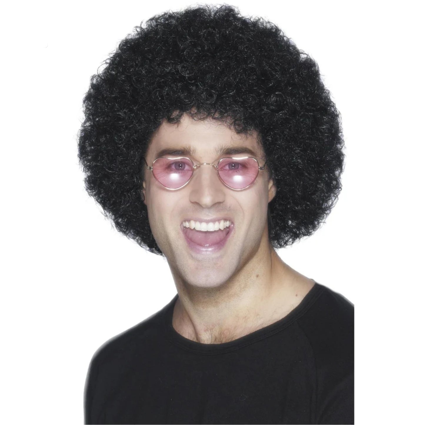 Unisex 1960s/1970s Funky Black Afro Fancy Dress Wig | Merthyr Tydfil | Why Not Shop Online