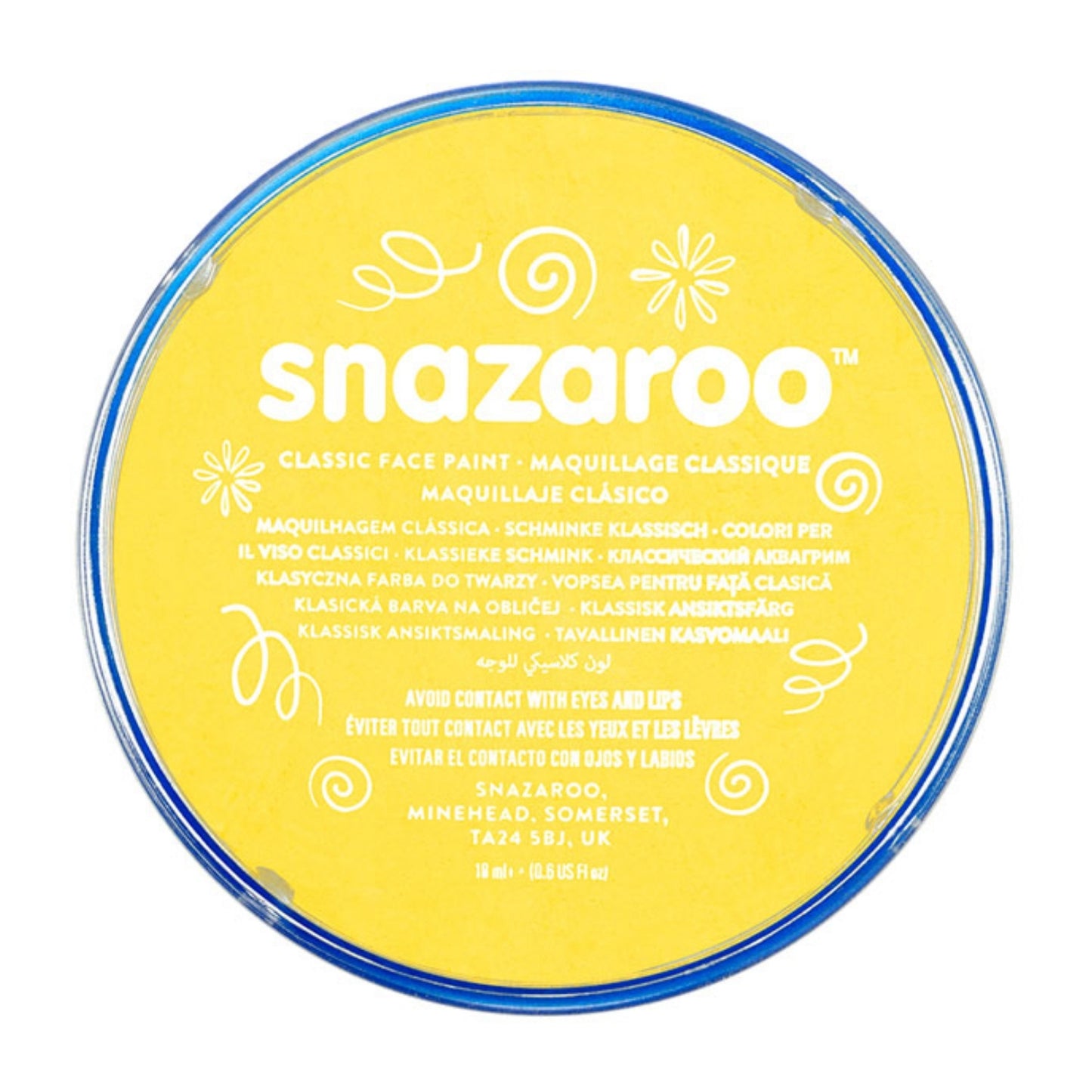 Snazaroo Face Paint Classic Bright Yellow 18ml | Merthyr Tydfil | Why Not Shop Online