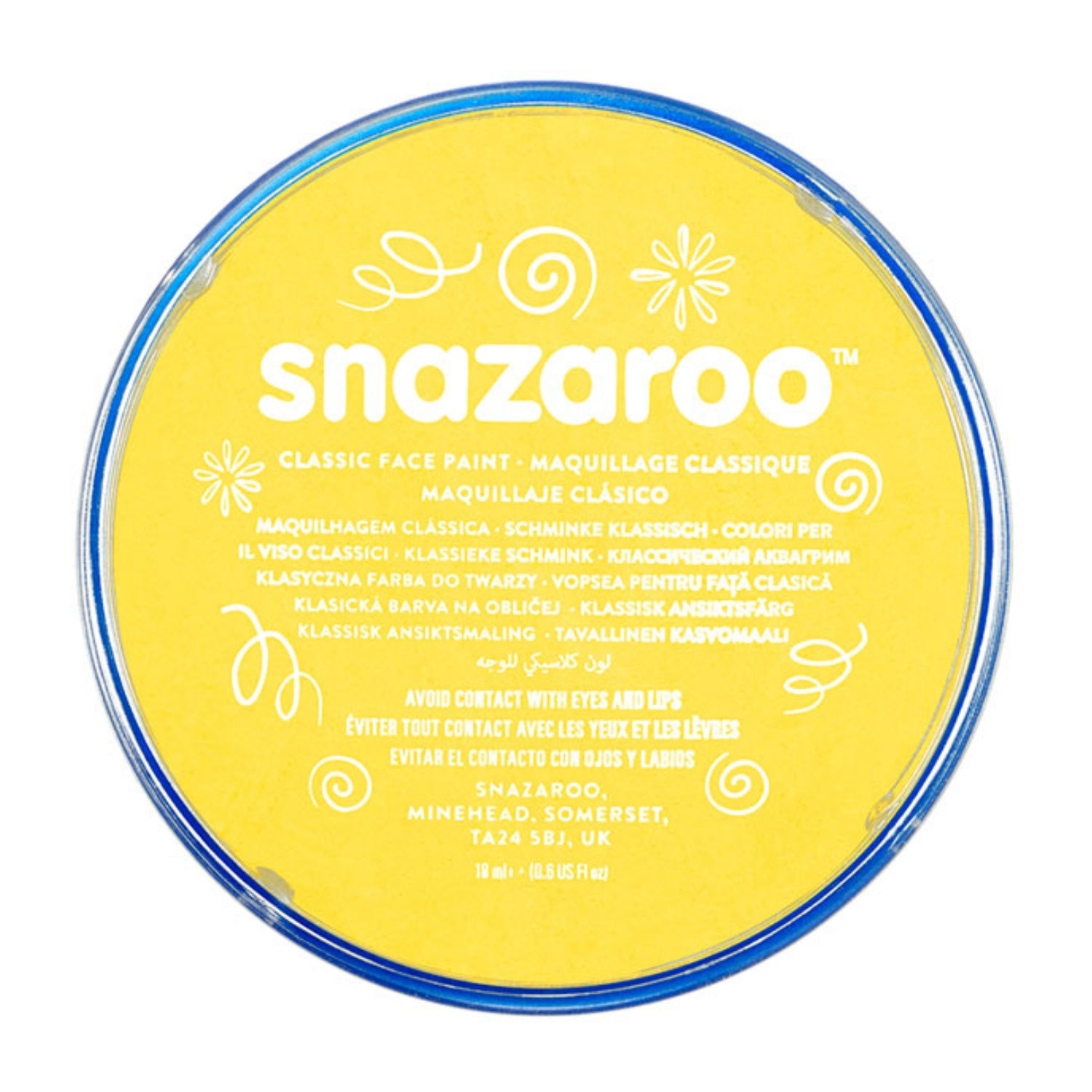 Snazaroo Face Paint Classic Bright Yellow 18ml | Merthyr Tydfil | Why Not Shop Online