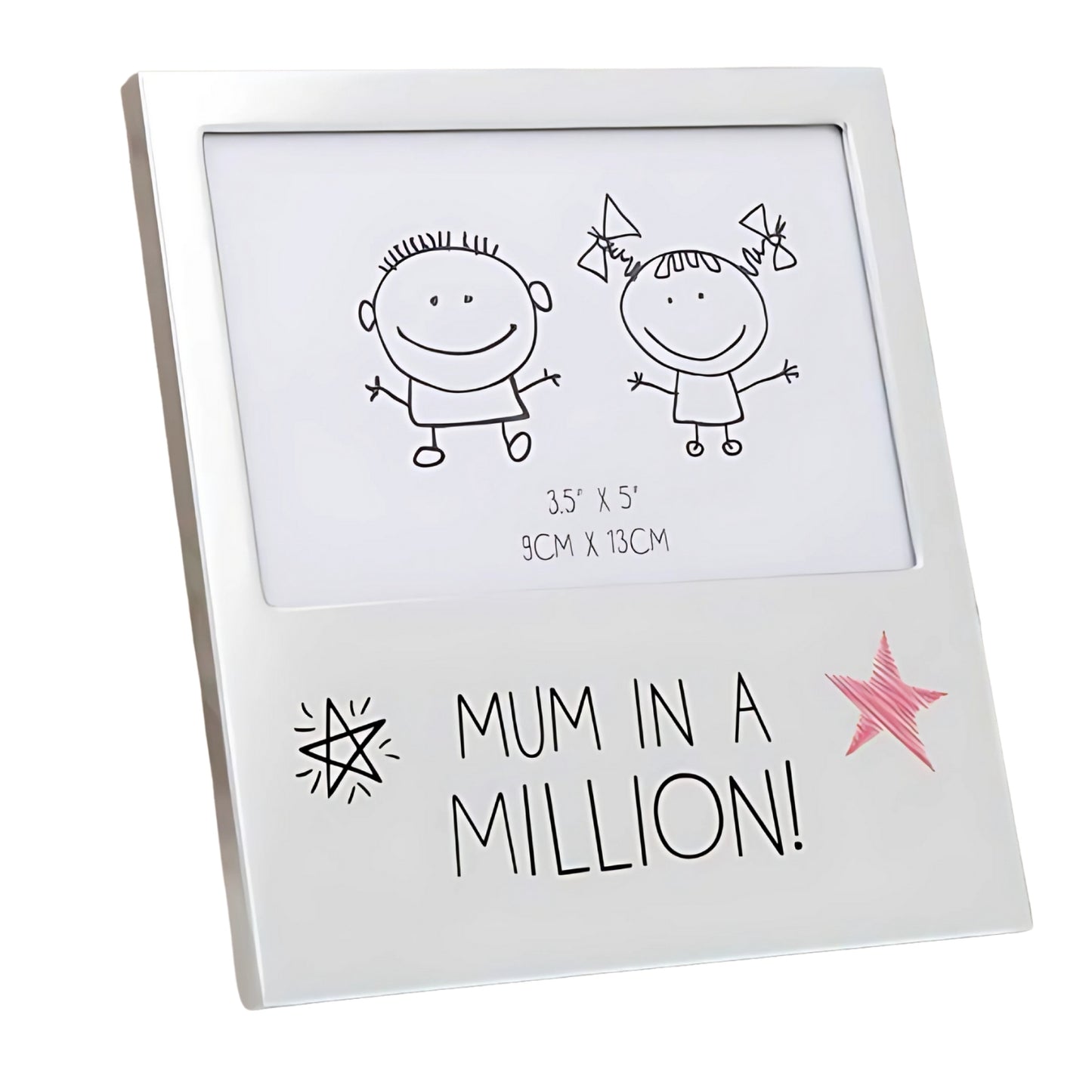 Mum In A Million Aluminium Photo Frame 5x3.5 Inches | Merthyr Tydfil | Why Not Shop Online