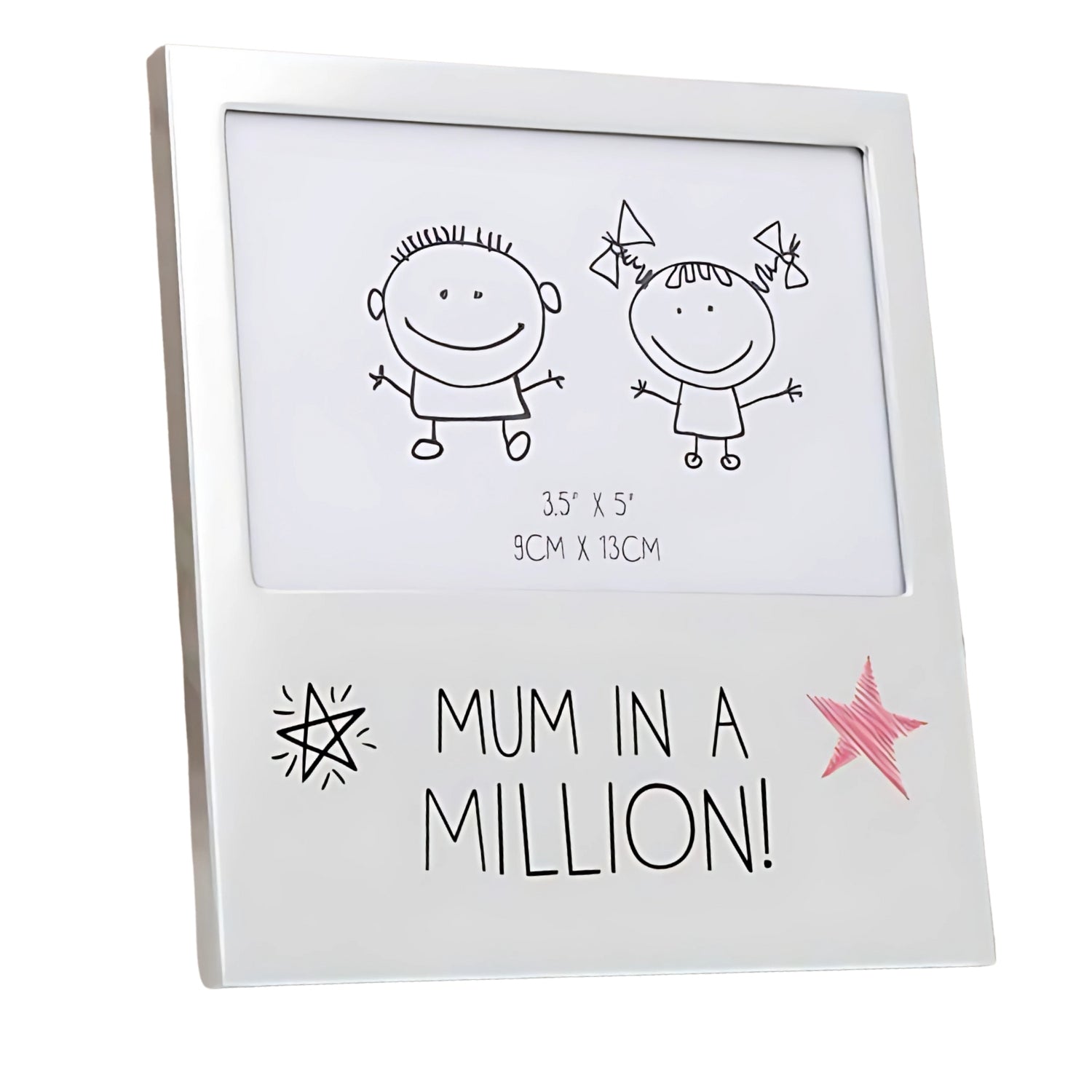 Mum In A Million Aluminium Photo Frame 5x3.5 Inches | Merthyr Tydfil | Why Not Shop Online