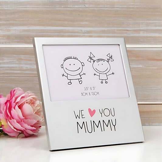 We Love You Mummy Aluminium Photo Frame 5x3.5 Inches | Merthyr Tydfil | Why Not Shop Online