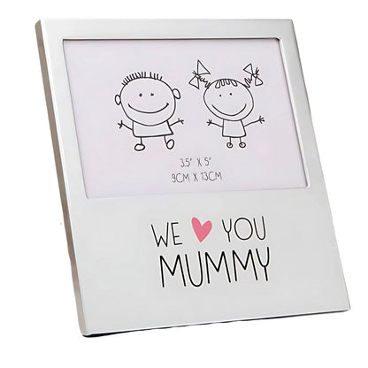 We Love You Mummy Aluminium Photo Frame 5x3.5 Inches | Merthyr Tydfil | Why Not Shop Online