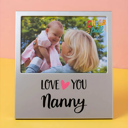 Love You Nanny Aluminium Photo Frame 6x4 Inches | Merthyr Tydfil | Why Not Shop Online