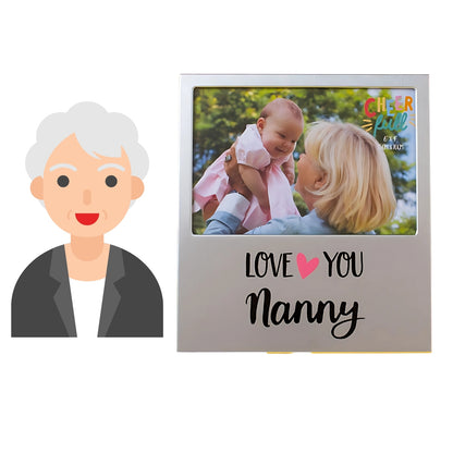 Love You Nanny Aluminium Photo Frame 6x4 Inches | Merthyr Tydfil | Why Not Shop Online