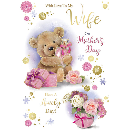 Cute Wife Mothers Day Card 137x195mm | Merthyr Tydfil | Why Not Shop Online