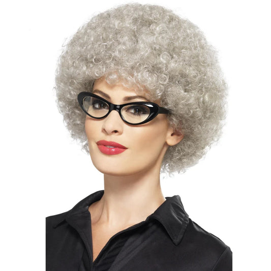 Grey Curly Perm OAP Fancy Dress Wigs | Merthyr Tydfil | Why Not Shop Online