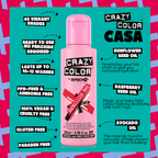 Crazy Color Vermillion Red Semi-Permanent Hair Dye 100ml