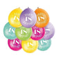 Vibrant 9-inch Balloons for 18th Birthday Party Multi-Coloured Pack of 10 | Why Not Shop