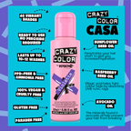 Crazy Color Violette Semi-Permanent Hair Dye 100ml