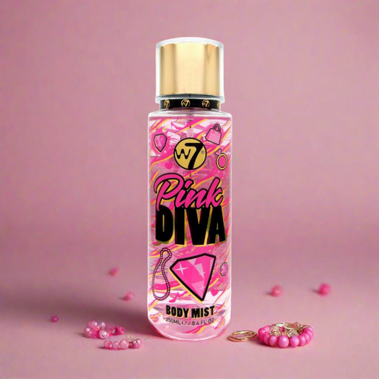 W7 Women's Body Mist Spray Pink Diva 250ml