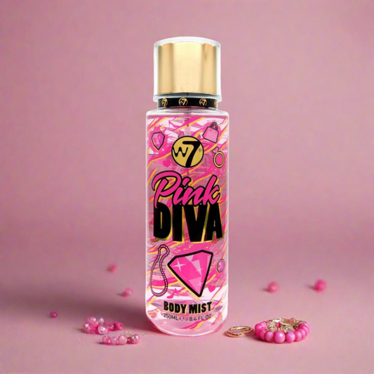 W7 Women's Body Mist Spray Pink Diva 250ml | Why Not Shop