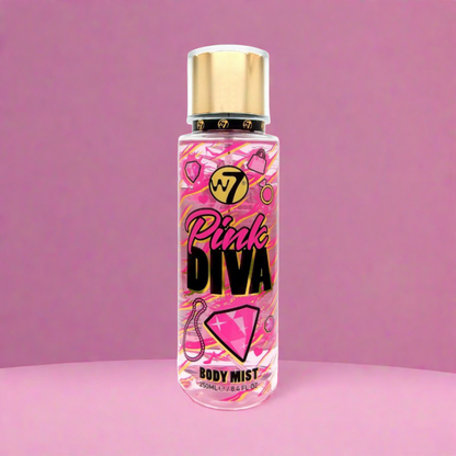 W7 Women's Body Mist Spray Pink Diva 250ml | Why Not Shop