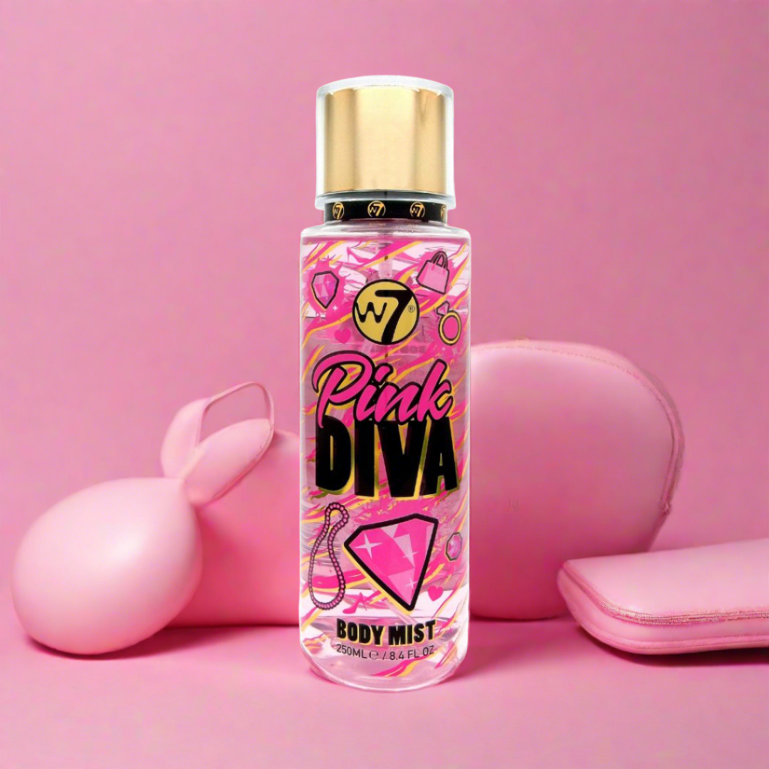 W7 Women's Body Mist Spray Pink Diva 250ml | Why Not Shop