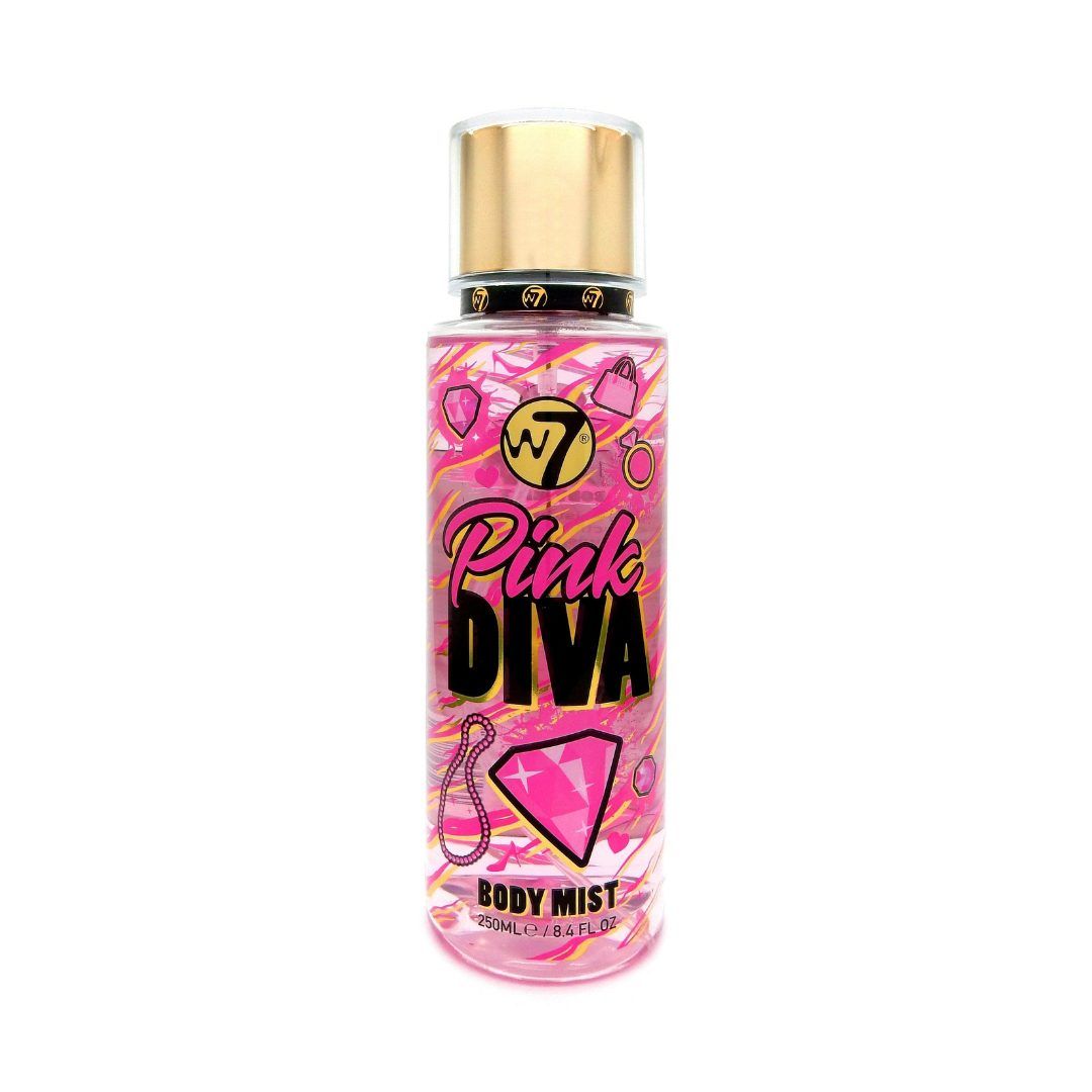 W7 Women's Body Mist Spray Pink Diva 250ml | Why Not Shop