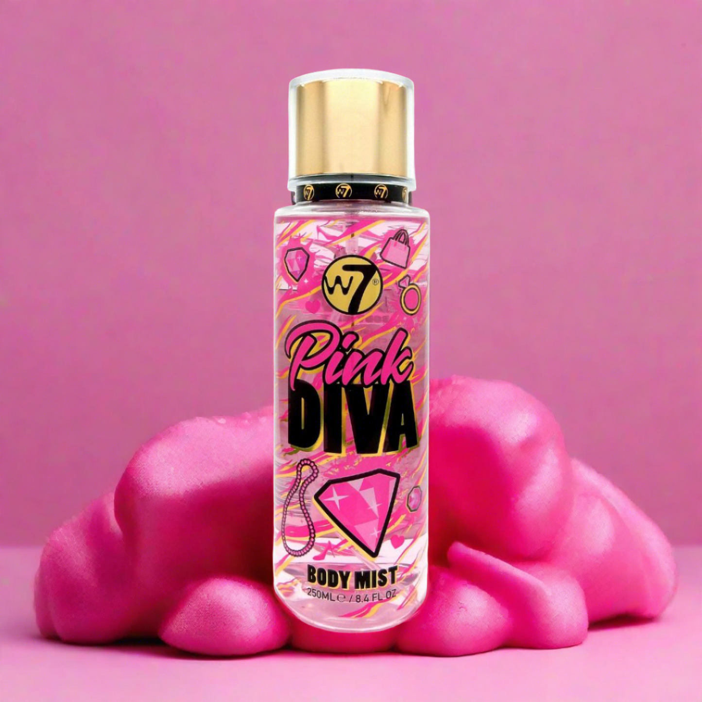 W7 Women's Body Mist Spray Pink Diva 250ml | Why Not Shop