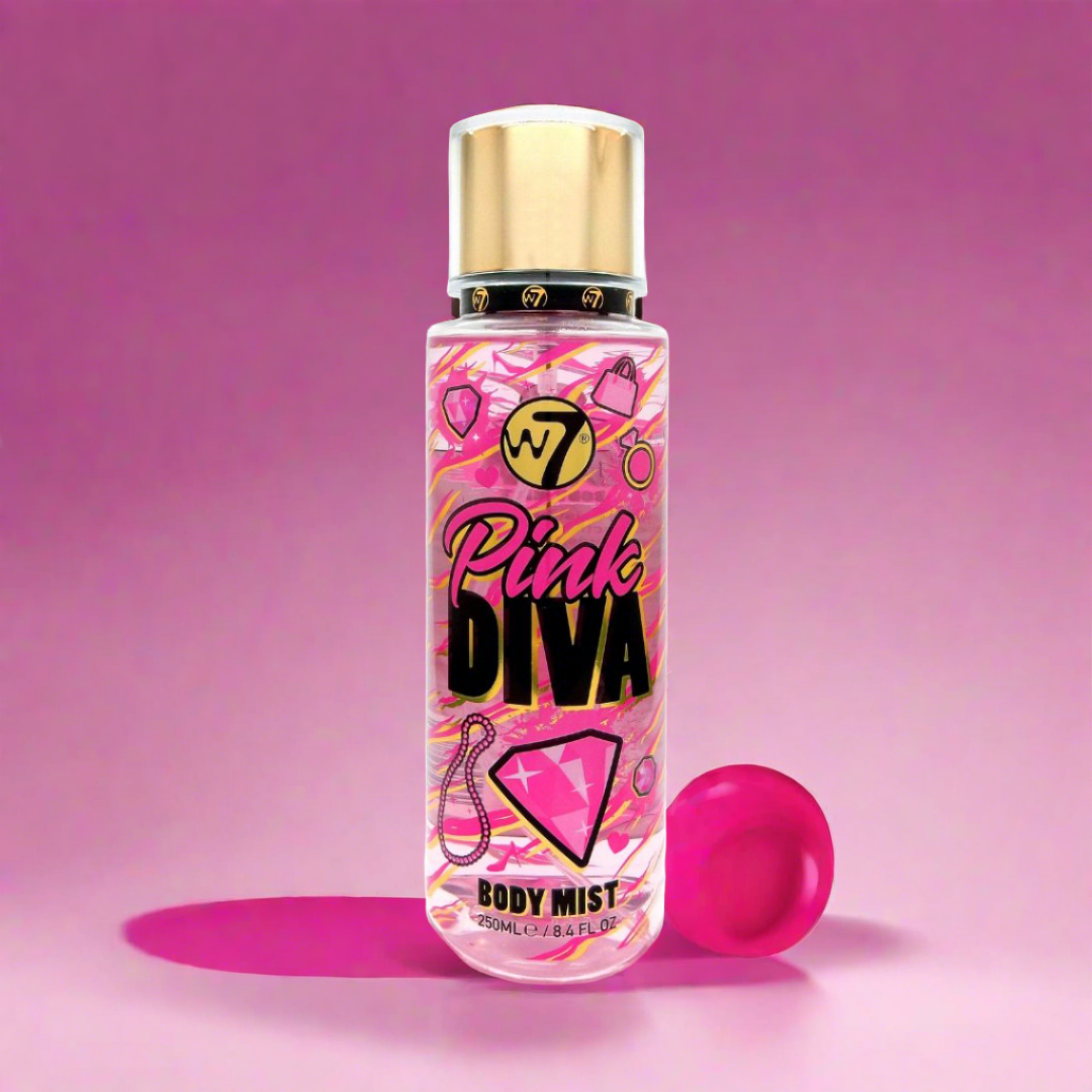 W7 Women's Body Mist Spray Pink Diva 250ml | Why Not Shop