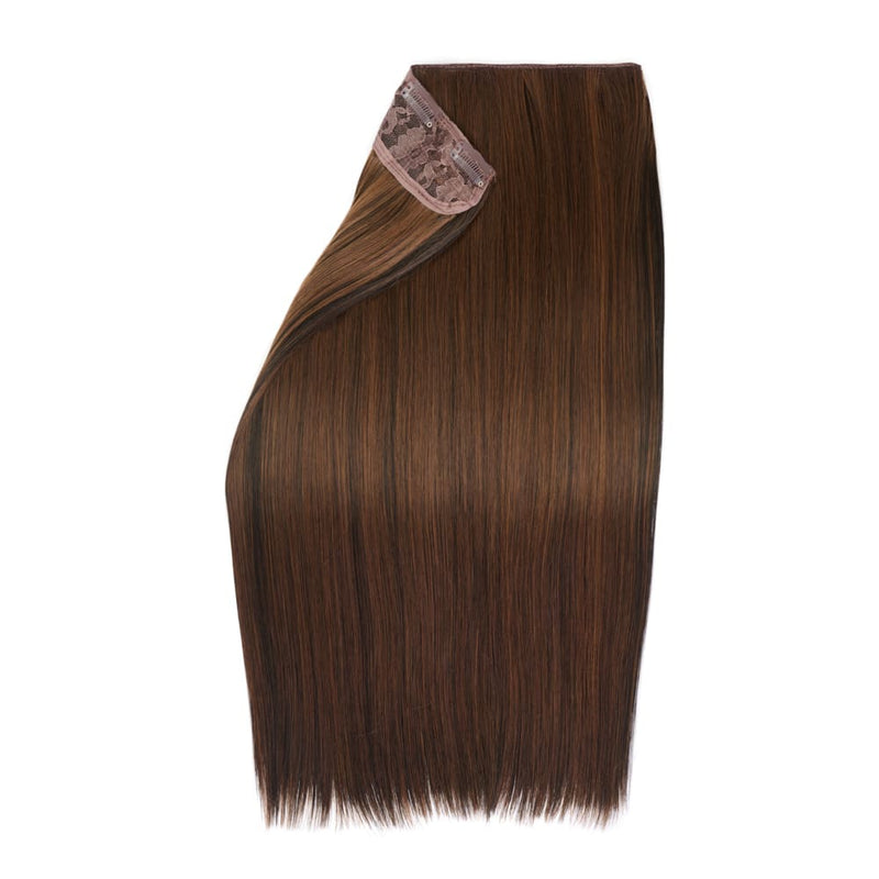 20" One Piece Straight Clip-In Hair Extension - Colour #2/5 Azalea
