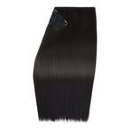 20" One Piece Straight Clip-In Hair Extension - Colour #1B Queen Of The Night