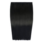20" One Piece Straight Clip-In Hair Extension - Colour #1 Black Magic