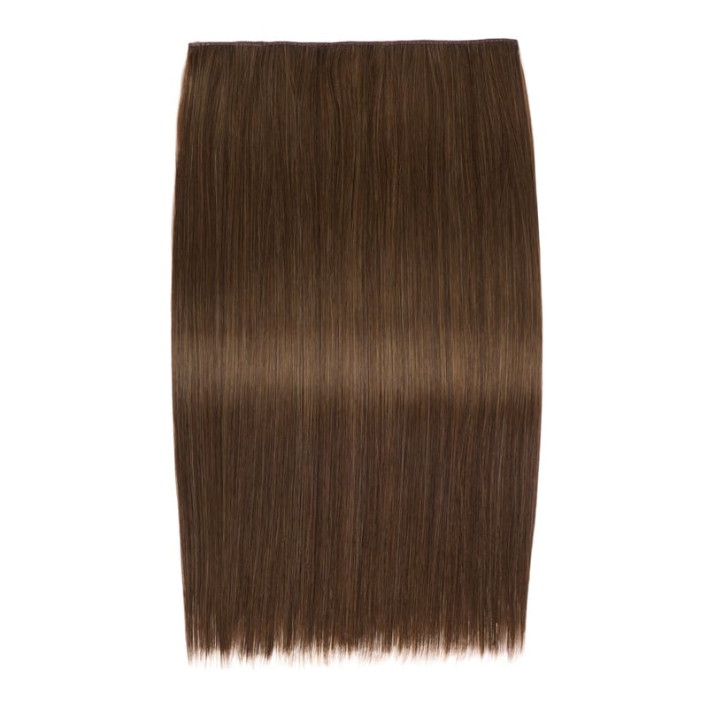 20" One Piece Straight Clip-In Hair Extension - Colour #8 Hazel Princess