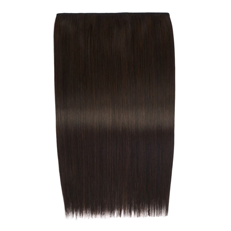 20" One Piece Straight Clip-In Hair Extension - Colour #2 Nigella