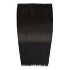 20" One Piece Straight Clip-In Hair Extension - Colour #1B Queen Of The Night