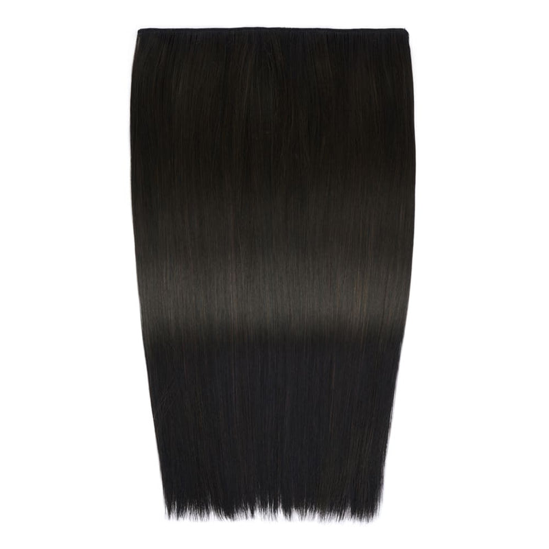 20" One Piece Straight Clip-In Hair Extension - Colour #1B Queen Of The Night