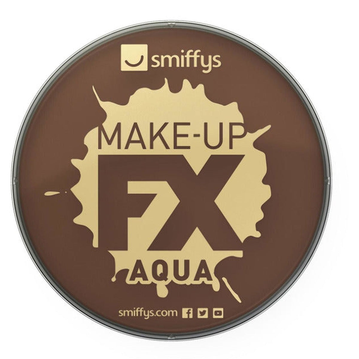 Water Based FX Face and Body Paints by Smiffys 16ml Dark Brown | Why Not Shop