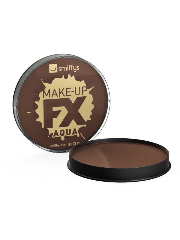 Water Based FX Face and Body Paints by Smiffys 16ml Dark Brown | Why Not Shop