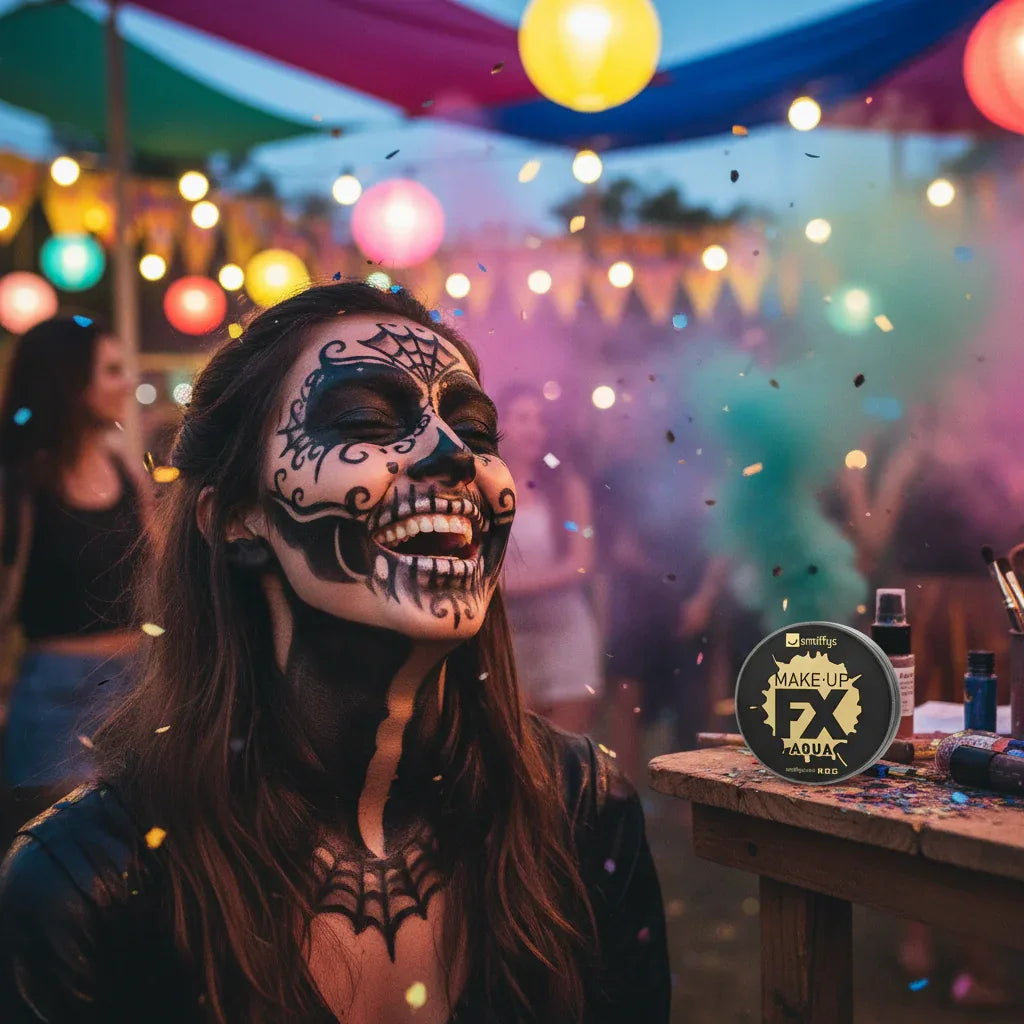 Water Based Fx Face And Body Paints By Smiffys 16ml Black - Why Not Shop