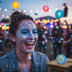 Water Based Fx Face And Body Paints By Smiffys 16ml Pale Blue - Why Not Shop