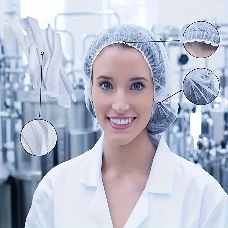 White Elasticated Hair Nets Pack of 5 | Why Not Shop