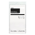 White Plastic Table Covers For Parties And Events 1.37M X 2.74M - Why Not Shop