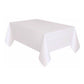 White Plastic Table Covers for Parties and Events 1.37M X 2.74M | Why Not Shop