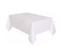 White Plastic Table Covers for Parties and Events 1.37M X 2.74M | Why Not Shop