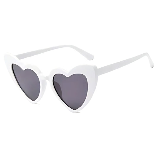 White Black Heart-Shaped Fashion Glasses for Women | Why Not Shop