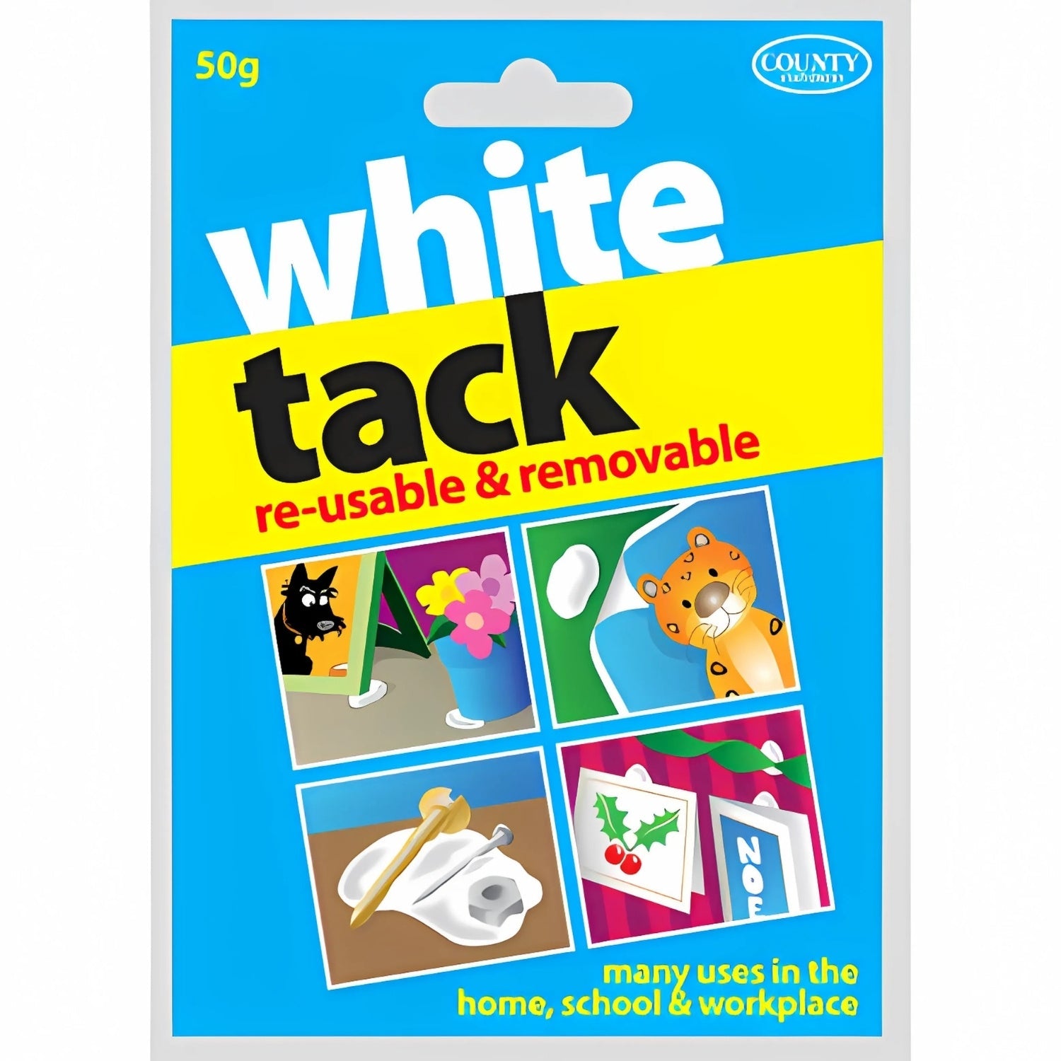 White Tack 50g Removable And Re-Useable | Why Not Shop