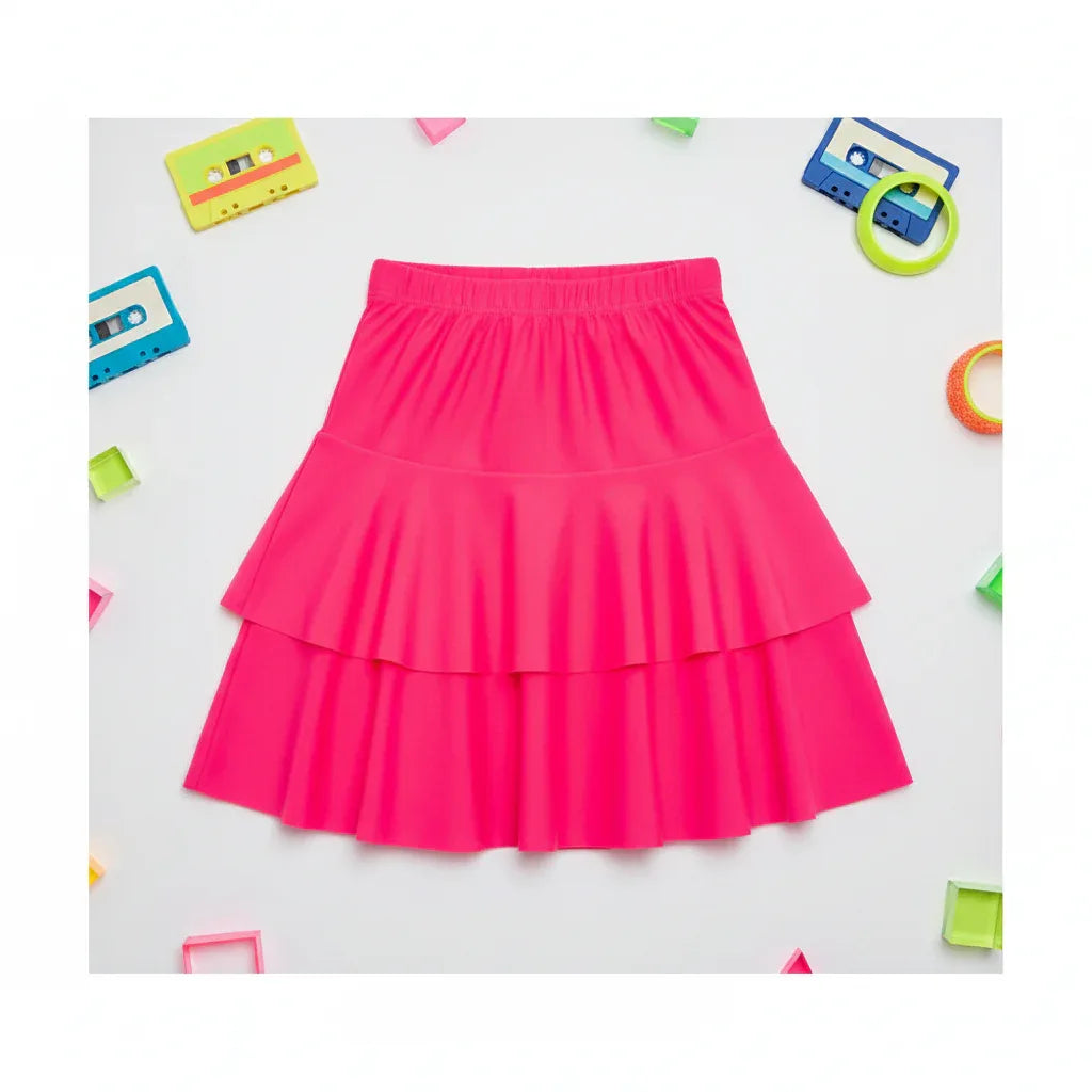 Wicked Costumes 1980s Neon Pink Ra Ra Skirt - Size 10-14 - Why Not Shop