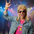 Wicked Costumes 80s Mullet Wig - Blonde Mens Fancy Dress Hairpiece - Why Not Shop