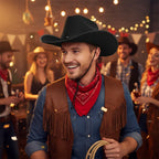 Wicked Costumes Black Texan Cowboy Hat for Adults - Why Not Shop