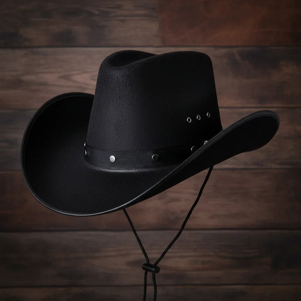 Wicked Costumes Black Texan Cowboy Hat for Adults - Why Not Shop