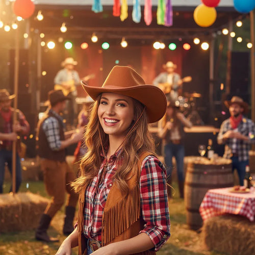 Wicked Costumes Brown Texan Cowboy Hat for Adults - Why Not Shop