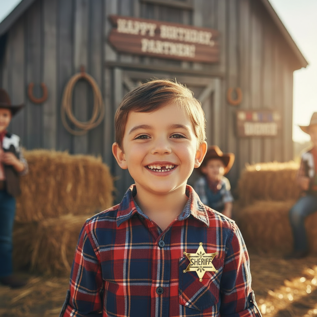 Wicked Costumes Gold Western Sheriff Metal Badge | Merthyr Tydfil | Why Not Shop Online